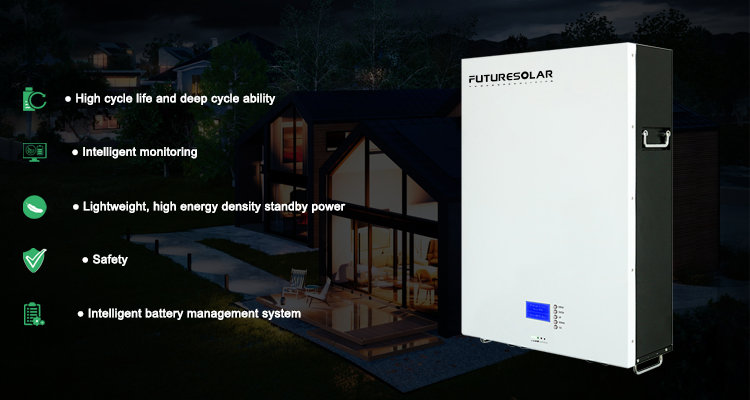 48V Lithium Home Battery Energy Storage System Solar Residential 5kwh Power Supply