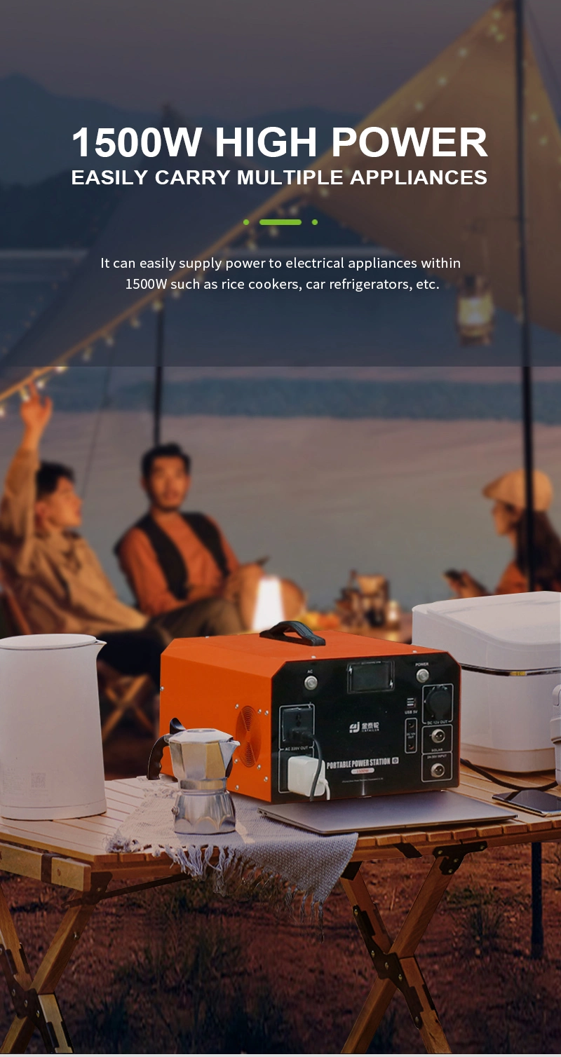 Outdoor Power Bank Portable Li-ion Energy Storage Power Supply