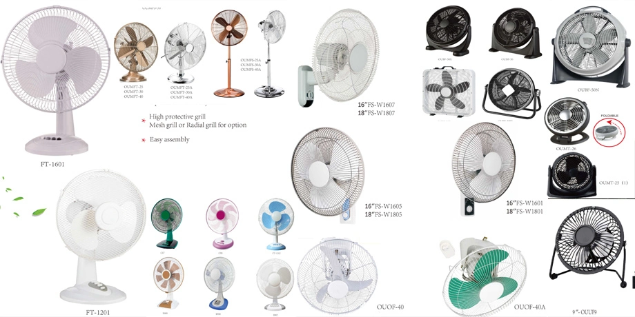 Ousf-45e-3-1 Air Cooler with Copper Motor Standing Ceiling Fan 3 in 1