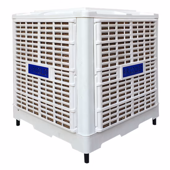 Enfriador de aire evaporativo axial ahorro de energía 30000m3/H para ventilación industrial