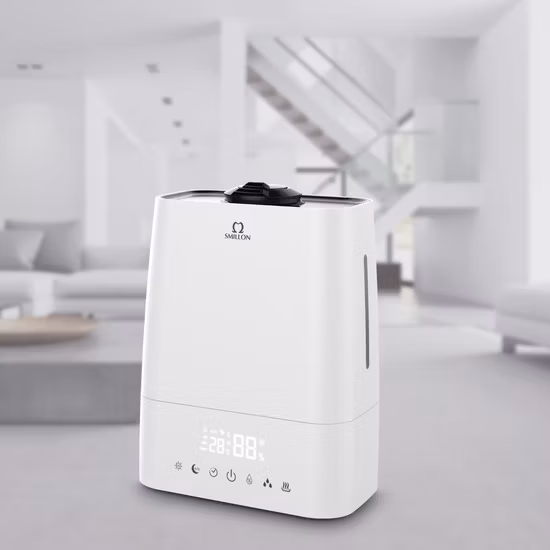 Go-2265h Smart WiFi Hybrid Cool and Warm Mist Gran capacidad 6.5L Aroma Purificador de aire Difusor Humidificador con luz LED de aromaterapia