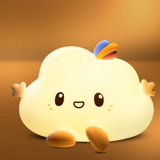 Lámpara de mesa de luz de noche de guardería al por mayor de ahorro de energía recargable USB