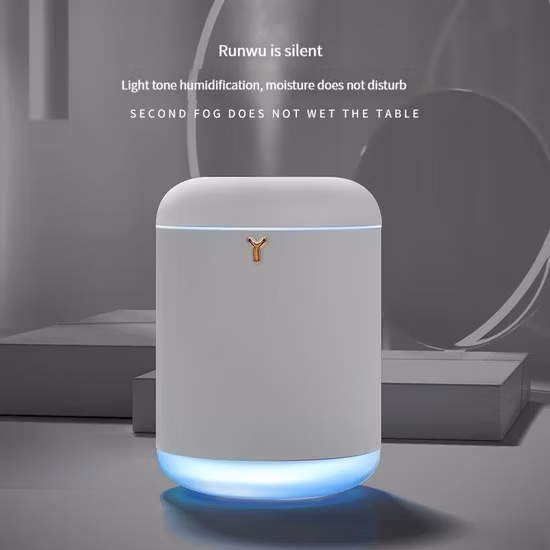 Humidificador ultrasónico de la habitación del bebé de la aromaterapia del aerosol mudo ultrasónico del hogar de la luz de la noche colorida