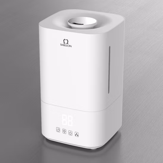 Humidificador ultrasónico inteligente de nueva generación con WiFi, tanque de agua de llenado superior de 4 l, luz LED UV